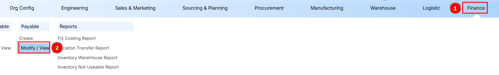 STEPS TO View/Modify