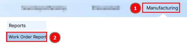 STEPS TO WORK ORDER REPORTS
