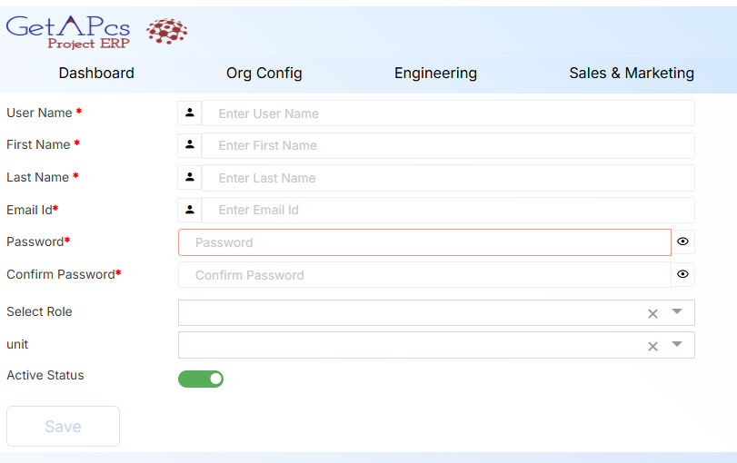 User Registration Form