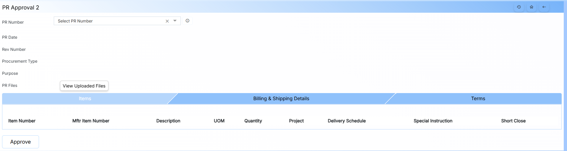Purchase Requisition Form
