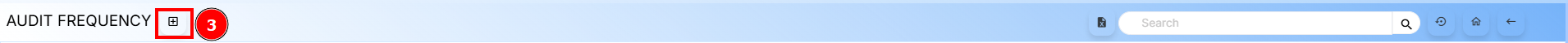 Add Audit Frequency Button