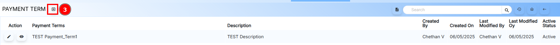 Add Payment Term Button