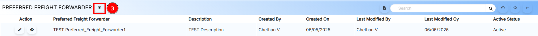 Add Preferred Freight Forwarder Button