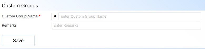 CUSTOM GROUP FORM