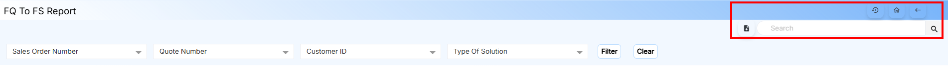 STEPS FOR FQ TO FS REPORT