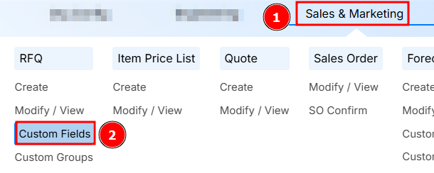 STEPS FOR CUSTOM FIELDS