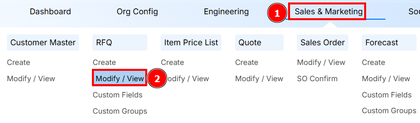 STEPS TO MODIFY/VIEW