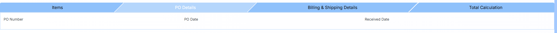 PO DETAILS