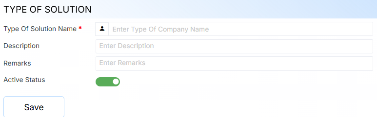 Solution Forms Type Of Solution