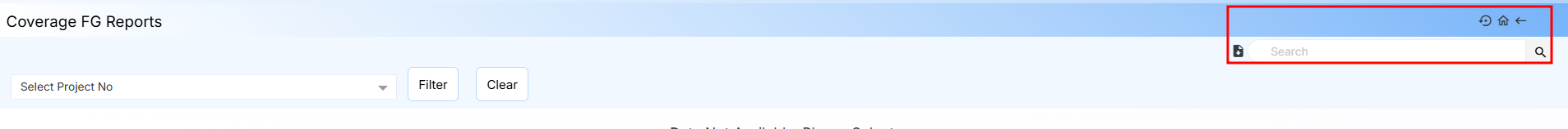 COVERAGE FG REPORTS ICONS