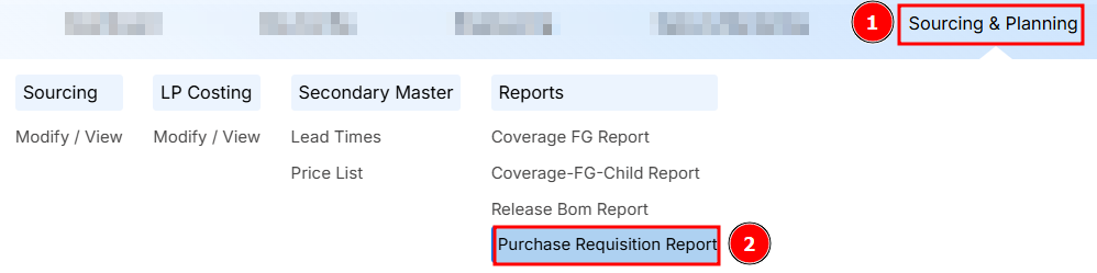 STEPS TO PURCHASE REQUISITION REPORTS