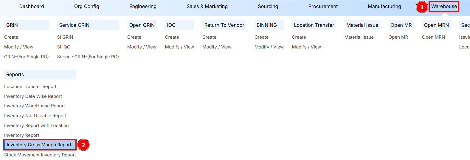 STEPS TO MODIFY/VIEW