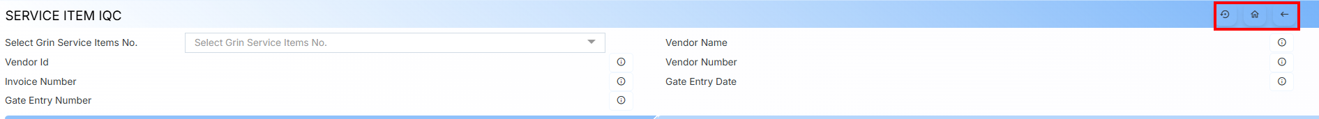 SERVICE ITEM IQC ICONS