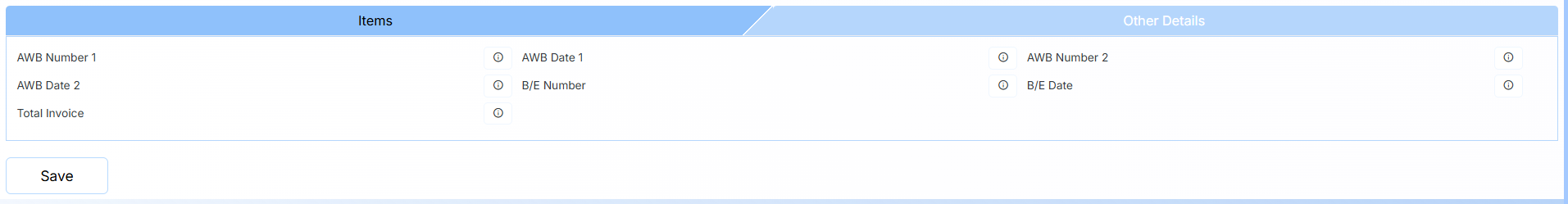SERVICE ITEM IQC FREIGHT CHARGES